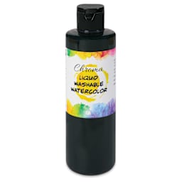 Chroma Liquid Washable Watercolor Paint - Blue Green, 8.4 oz, Bottle, front