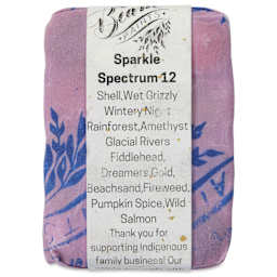 Beam Paints Watercolor Paintstones - Set of 12, Sparkle Spectrum Colors front of package