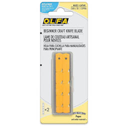 Olfa Beginner Craft Knife - Replacement Blades, Pkg of 2, front of the packaging