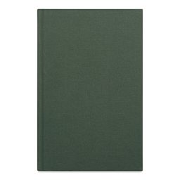 Gry Mattr Essential Linen Dotted Notebook - 5-3/4" x 8-1/2", Forest