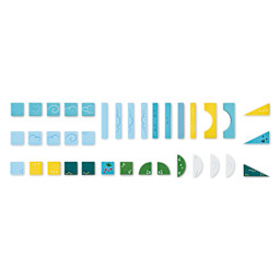 Hape x The Met Van Gogh Building Block Set, contents