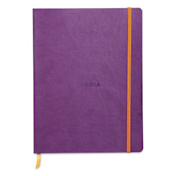 Rhodia Rhodiarama Softcover Notebook - 7-1/2" x 9-7/8", Purple, Lined