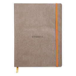Rhodia Rhodiarama Softcover Notebook - 7-1/2" x 9-7/8", Taupe, Lined