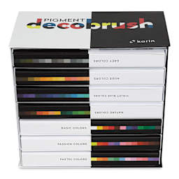 Karin Pigment Decobrush Markers - Master Colors, Set of 84