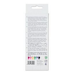 Faber-Castell Goldfaber Aqua Dual Markers - Graffiti, Set of 6 (back of package)