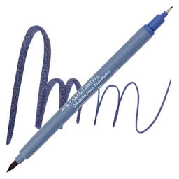 Faber-Castell Goldfaber Aqua Dual Marker - 247 Indanthrene Blue marker and swatch