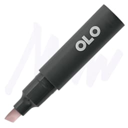 Olo Chisel-Tip Half Marker - CG0 Cool Gray 0 marker and swatch