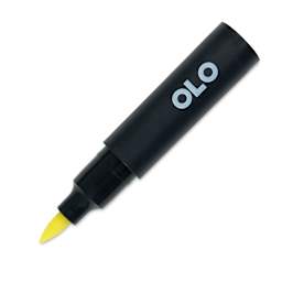 Olo Brush-Tip Half Marker - Y2.0 Elderflower with cap off