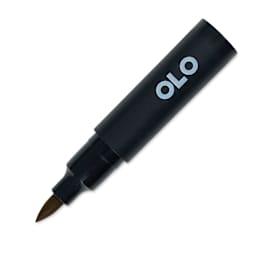 Olo Brush-Tip Half Marker - Y8.6 Fennel Seed with cap off