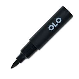 Olo Brush-Tip Half Marker -  OR3.8 Coffee with cap off