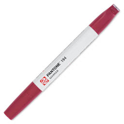 Pantone Dual Tip Marker - 194, caps on