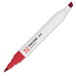 Pantone Dual Tip Marker - 200, caps off