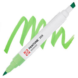 Pantone Dual Tip Marker - 359, swatch and marker