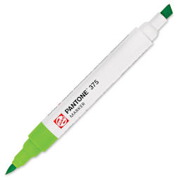 Pantone Dual Tip Marker - 375, caps off