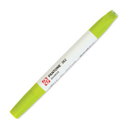 Pantone Dual Tip Marker - 382, marker with caps on