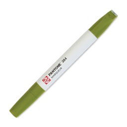 Pantone Dual Tip Marker - 384, marker with caps on