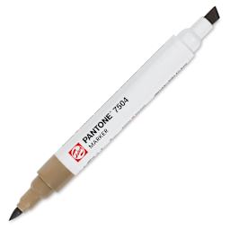 Pantone Dual Tip Marker - 7504, caps off