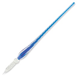 Herbin Twisted Glass Dip Pen - Midnight Blue
