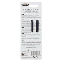 Derwent Blender Pens - Set of 2, back of packaging