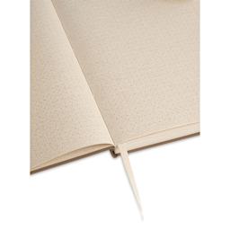 Artik Hardcover Notebook - Hazelnut, 5-3/4" x 8-1/4", Dot Grid, open