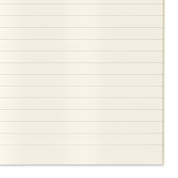 Midori MD Notebooks - A6, Lined, White, close-up of paper