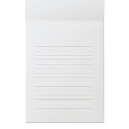 Midori MD Cotton Letter Pad - A5, Ruled, White, 50 Sheets, single sheet