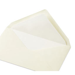 Midori MD Paper Envelopes - 4.6" x 7.3", White, Pkg of 8, open