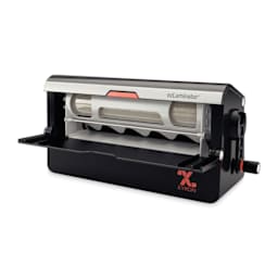 Xyron ezLaminator front view with opened panel to show cartridge