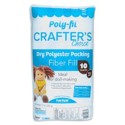 Poly-Fil Crafter’s Choice Dry Packing Fiber Fill - 10 oz Bag