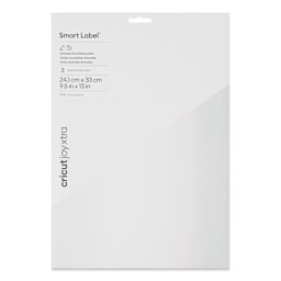 Cricut Joy Xtra Removable Smart Label Writable Vinyl Sheets - 9-1/2" x 13", Pkg of 3 front of packaging
