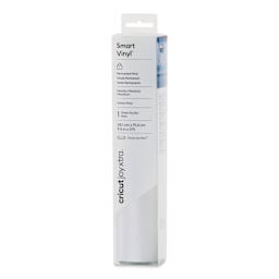 Cricut Joy Xtra Permanent Smart Vinyl - Matte Metallic Silver, 9-1/2" x 3 ft front of packaging