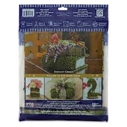 SuperMoss Instant Green Moss Mat - back of packaging