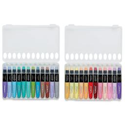 Kingart Mixed Media Gel Sticks - Set of 24, Pastel Colors (in case)