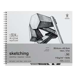 Winsor & Newton Wirebound Sketching Pad - 14" x 17" (front cover)