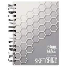Bee Elite Sketch Pad - 5-1/2" x 8-1/2", 74 lb, 100 Sheets, front