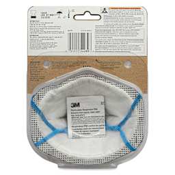 3M P95 Cool Flow Paint Valve Particulate Respirator back of packaging