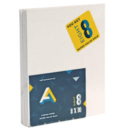 Art Alternatives Chalkboard Value Pack of 8, 8" x 10"