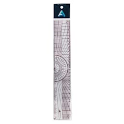 Art Alternatives Protractor Ruler - 12", in packaging