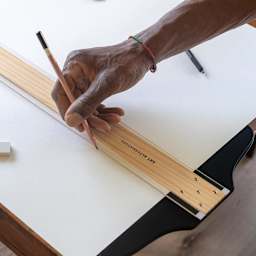 Art Alternatives Wooden Acrylic Edged T-Square, 36"