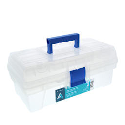 Art Alternatives Artist Tool Box, Clear, 14"