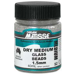 Matisse Acrylic Effects Dry Medium Glass Beads - 1.5 mm, 40 ml