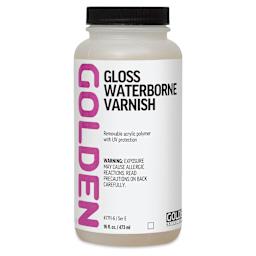 Golden Waterborne Varnish - Gloss, 16 oz