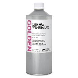 Golden MSA Varnish with UVLS - Satin, 32 oz