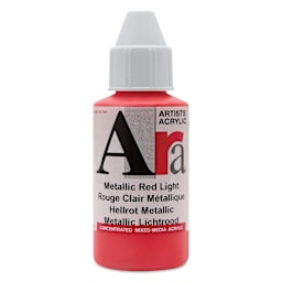 Ara Artists’ Acrylic Paint - Metallic Red Light, 100 ml
