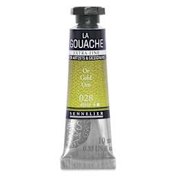Sennelier Extra Fine Gouache - Gold, 10 ml Tube