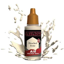 The Army Painter Warpaints Air Acrylic Airbrush Paint - Bleached Bone, 18 ml bottle in a splash of color
