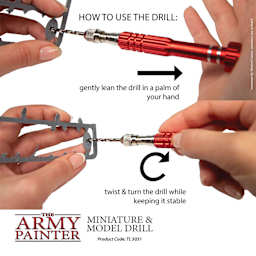 The Army Painter Miniature & Model Drill Set - Set of 4 instructions