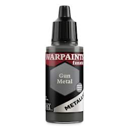 The Army Painter Warpaint Fanatics Acrylic Paint - Metallic Gun Metal, 18 ml Bottle