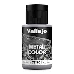 Vallejo Metal Color Acrylic Paint - Aluminium, 32 ml