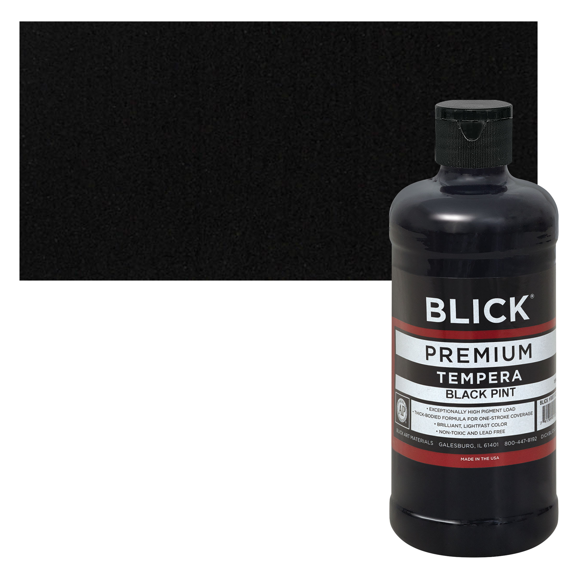 Blick Premium Grade Tempera - Black, Pint